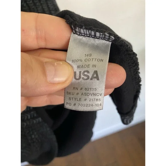 Fresh Produce Dress Womens Sz Small Black Chevron Sleeveless Cotton Pockets - Picture 4 of 8